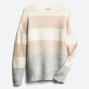 Fate lalith crew neck perforated detail pullover